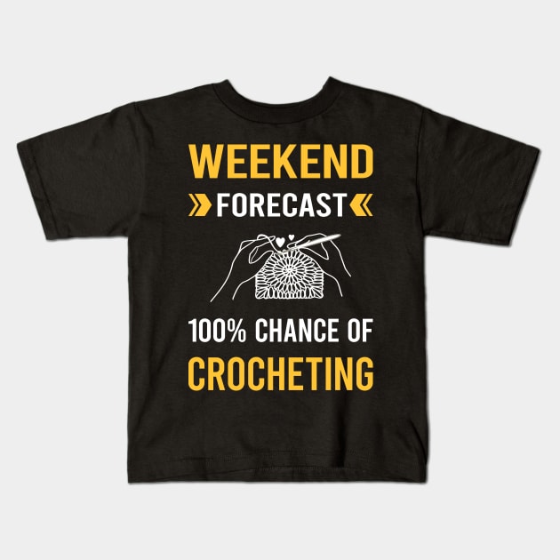 Weekend Forecast Crocheting Crochet Kids T-Shirt by Bourguignon Aror